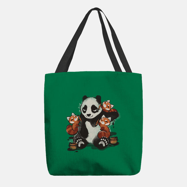 Panda Tattoo-None-Basic Tote-Bag-ricolaa