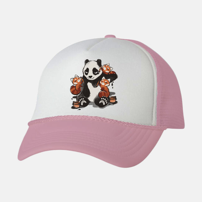 Panda Tattoo-Unisex-Trucker-Hat-ricolaa