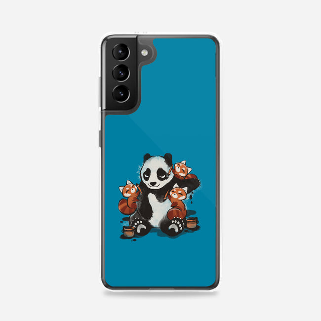Panda Tattoo-Samsung-Snap-Phone Case-ricolaa