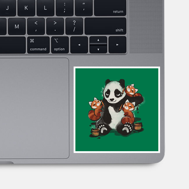 Panda Tattoo-None-Glossy-Sticker-ricolaa
