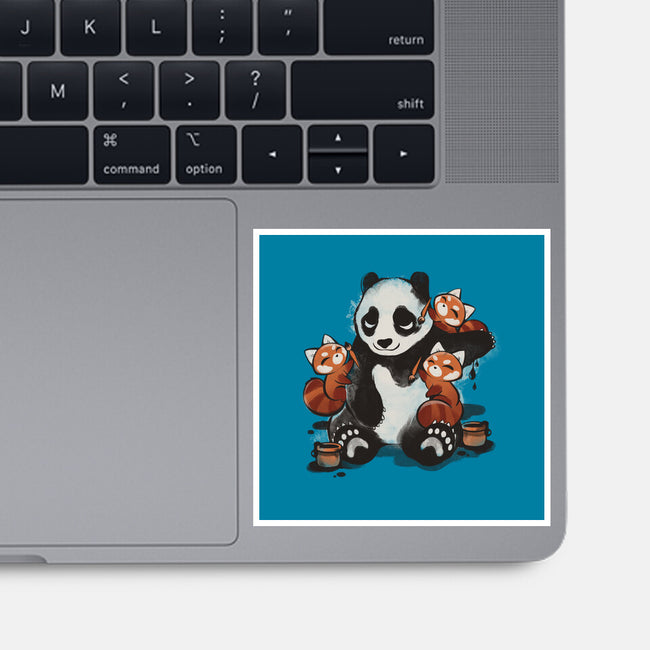 Panda Tattoo-None-Glossy-Sticker-ricolaa