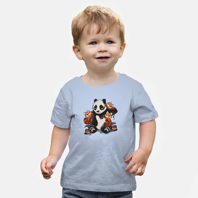 Panda Tattoo-Baby-Basic-Tee-ricolaa