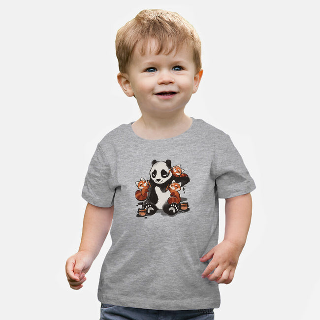 Panda Tattoo-Baby-Basic-Tee-ricolaa