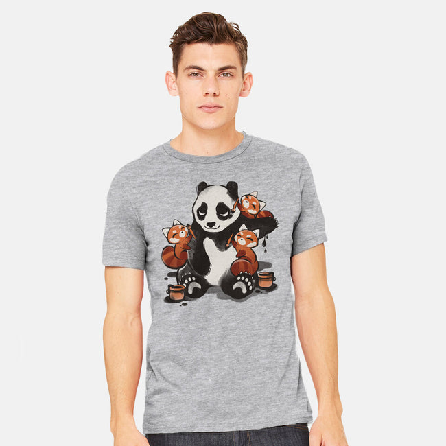 Panda Tattoo-Mens-Heavyweight-Tee-ricolaa