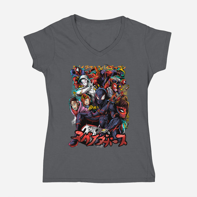 The Multiverse-Womens-V-Neck-Tee-Conjura Geek