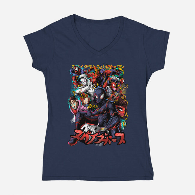 The Multiverse-Womens-V-Neck-Tee-Conjura Geek
