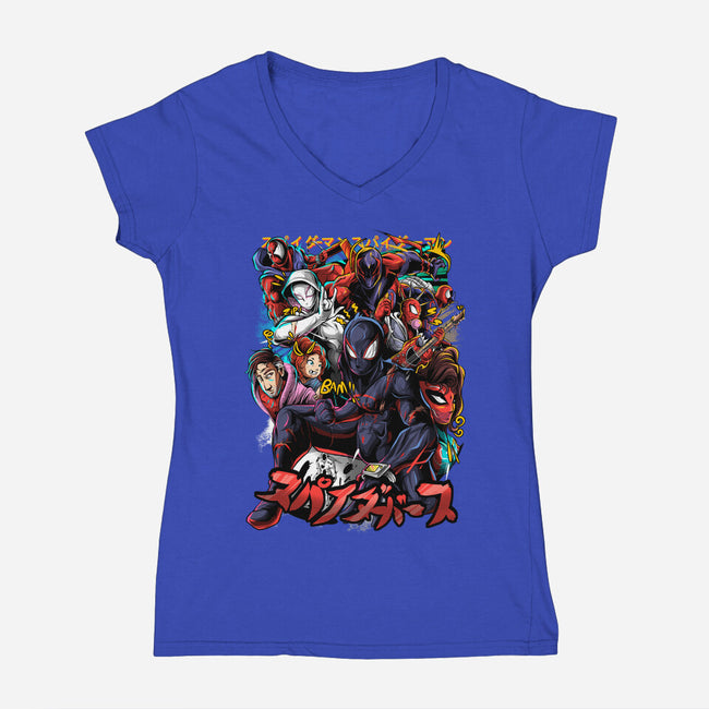 The Multiverse-Womens-V-Neck-Tee-Conjura Geek