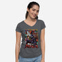 The Multiverse-Womens-V-Neck-Tee-Conjura Geek