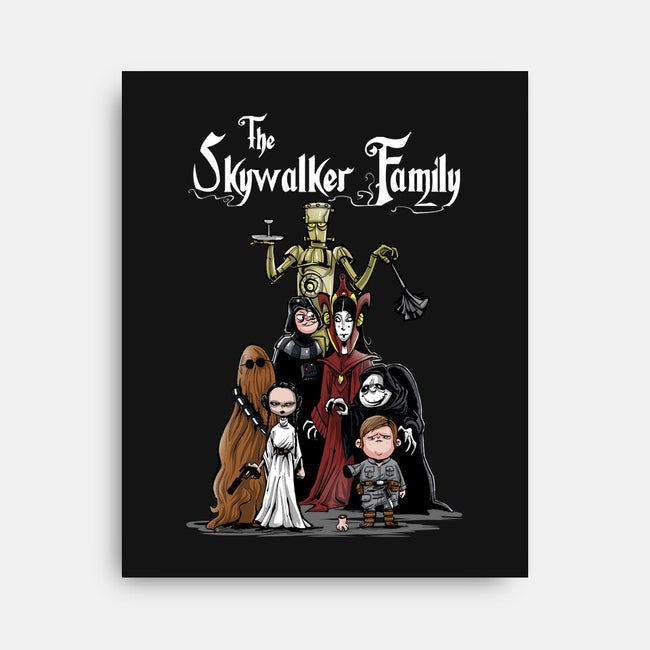 The Skywalker Family-None-Stretched-Canvas-zascanauta