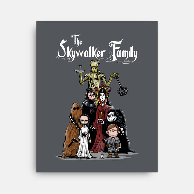 The Skywalker Family-None-Stretched-Canvas-zascanauta