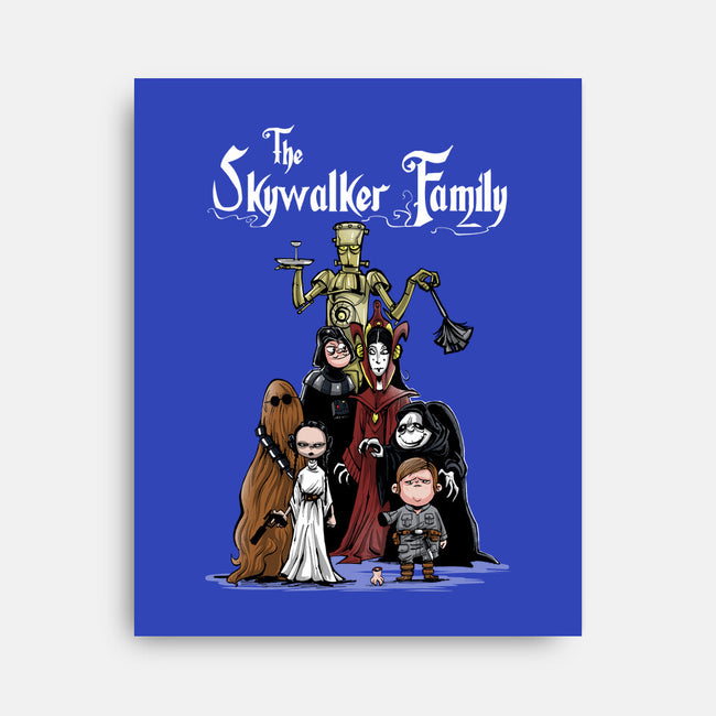 The Skywalker Family-None-Stretched-Canvas-zascanauta