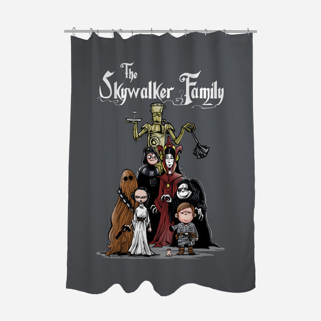 The Skywalker Family-None-Polyester-Shower Curtain-zascanauta