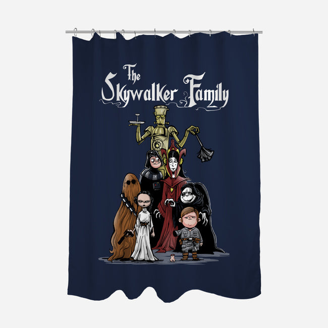 The Skywalker Family-None-Polyester-Shower Curtain-zascanauta