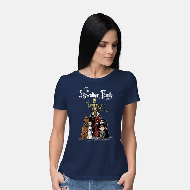 The Skywalker Family-Womens-Basic-Tee-zascanauta