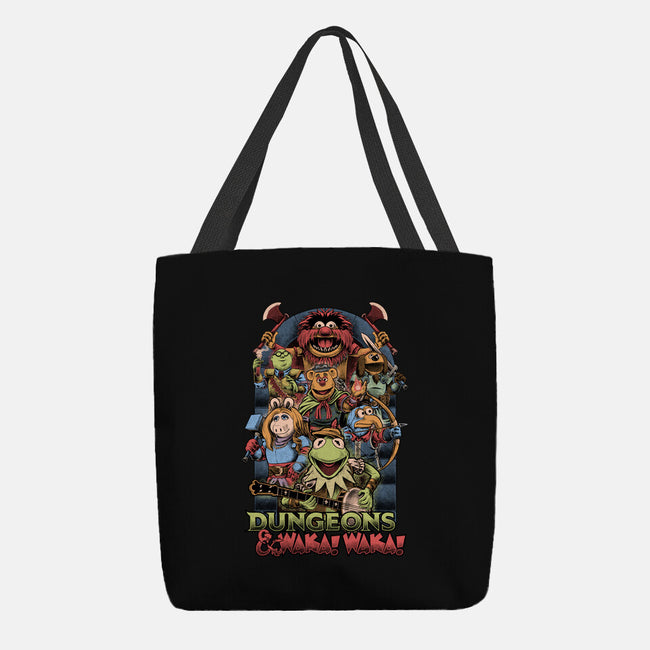 Dungeons And Waka Waka-None-Basic Tote-Bag-Studio Mootant