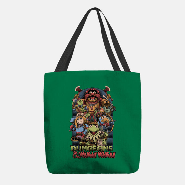 Dungeons And Waka Waka-None-Basic Tote-Bag-Studio Mootant