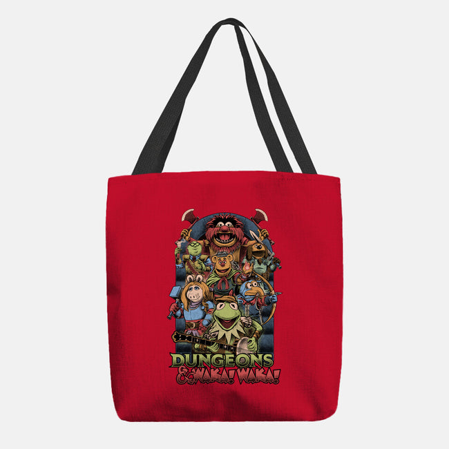Dungeons And Waka Waka-None-Basic Tote-Bag-Studio Mootant
