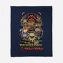 Dungeons And Waka Waka-None-Fleece-Blanket-Studio Mootant