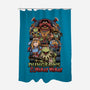 Dungeons And Waka Waka-None-Polyester-Shower Curtain-Studio Mootant