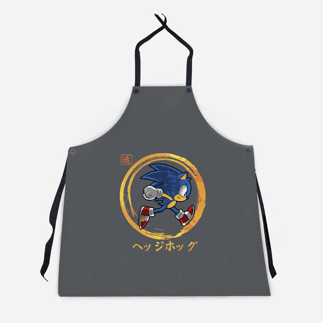 Quick Hedgehog-Unisex-Kitchen-Apron-Andriu