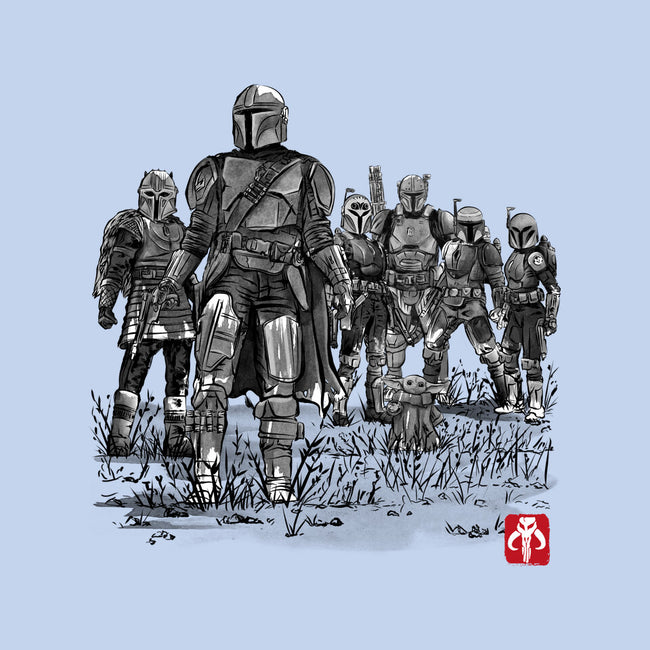 Seven Mandalorians-Womens-Basic-Tee-DrMonekers