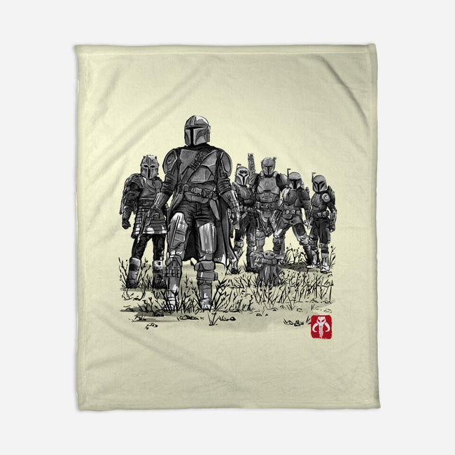 Seven Mandalorians-None-Fleece-Blanket-DrMonekers