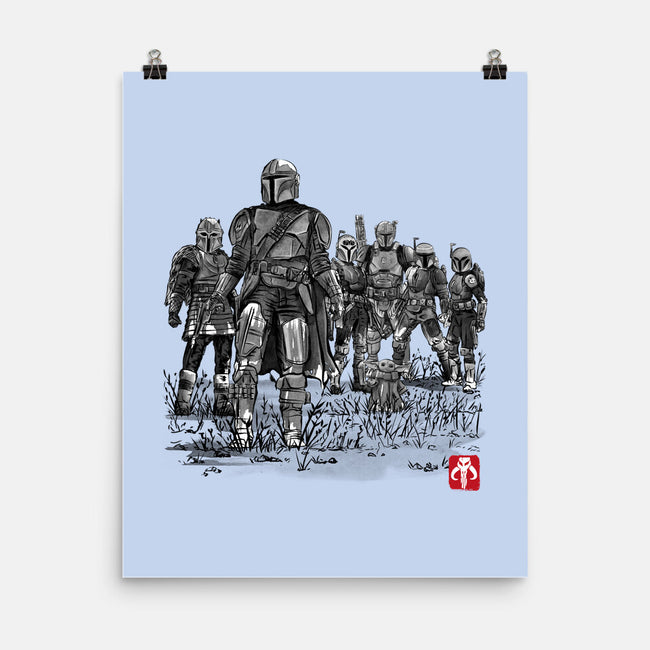 Seven Mandalorians-None-Matte-Poster-DrMonekers