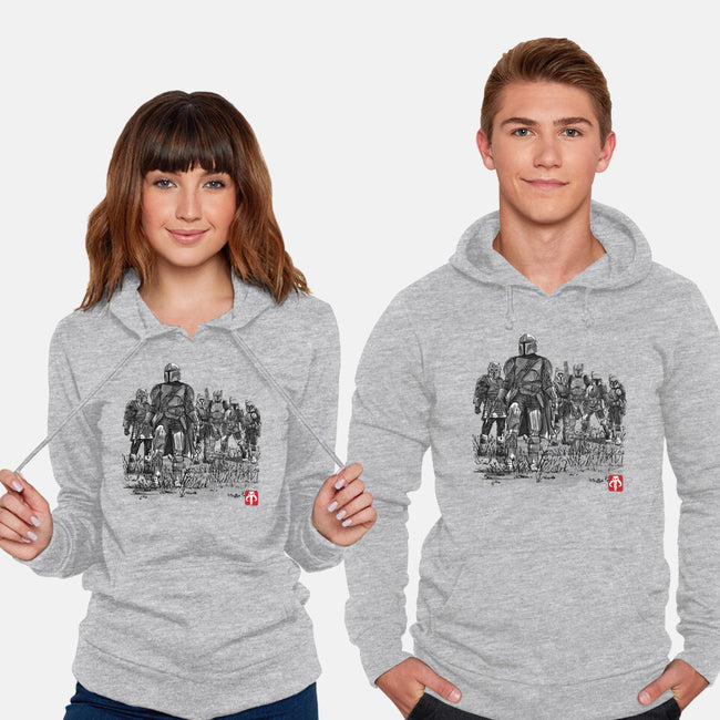 Seven Mandalorians-Unisex-Pullover-Sweatshirt-DrMonekers
