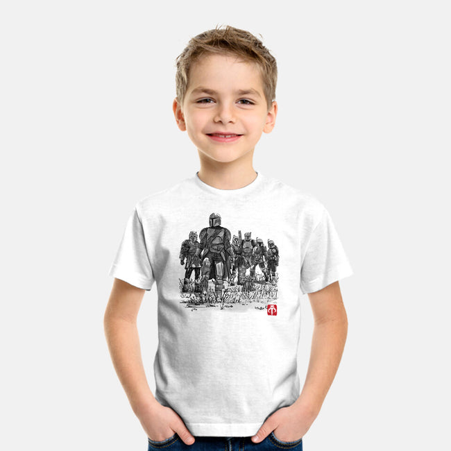 Seven Mandalorians-Youth-Basic-Tee-DrMonekers