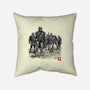 Seven Mandalorians-None-Removable Cover-Throw Pillow-DrMonekers