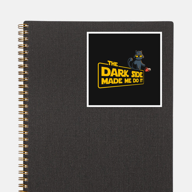 The Dark Side Made Me Do It-None-Glossy-Sticker-erion_designs