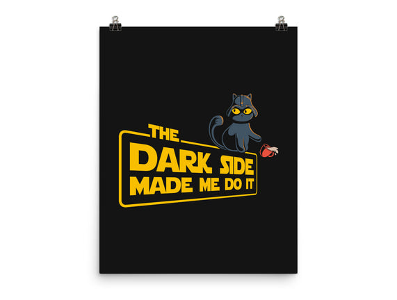 The Dark Side Made Me Do It