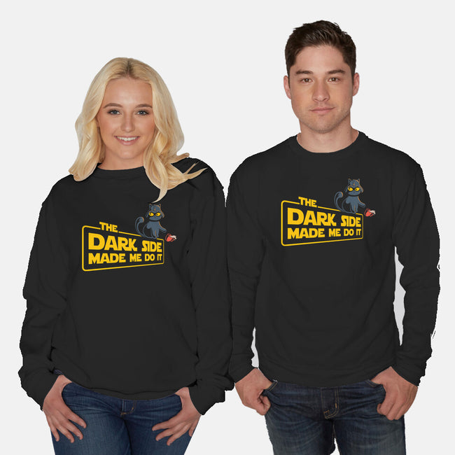 The Dark Side Made Me Do It-Unisex-Crew Neck-Sweatshirt-erion_designs