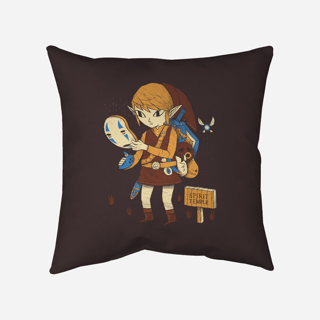 You Got the No Face Mask!-none removable cover w insert throw pillow-louisros