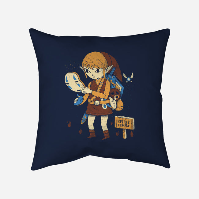 You Got the No Face Mask!-none removable cover w insert throw pillow-louisros