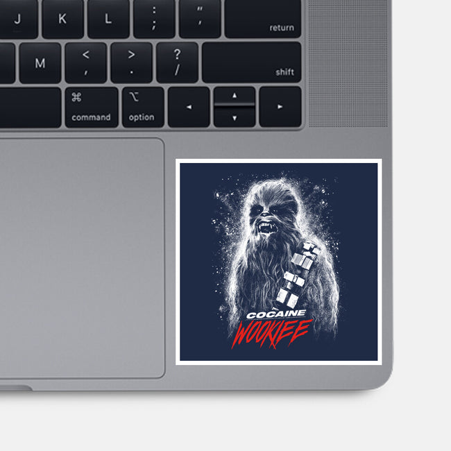 Cocaine Wookiee-None-Glossy-Sticker-CappO