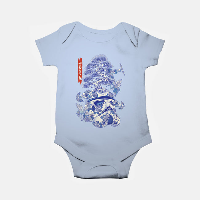 Porcelain Trooper-Baby-Basic-Onesie-gaci