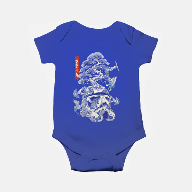 Porcelain Trooper-Baby-Basic-Onesie-gaci