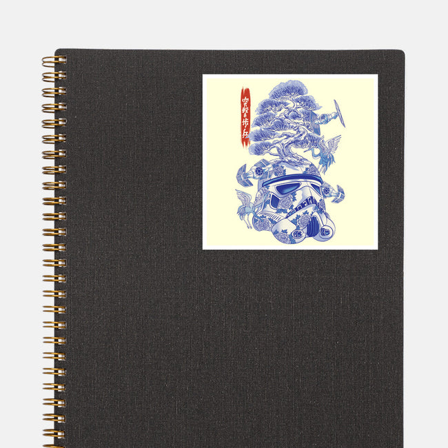 Porcelain Trooper-None-Glossy-Sticker-gaci