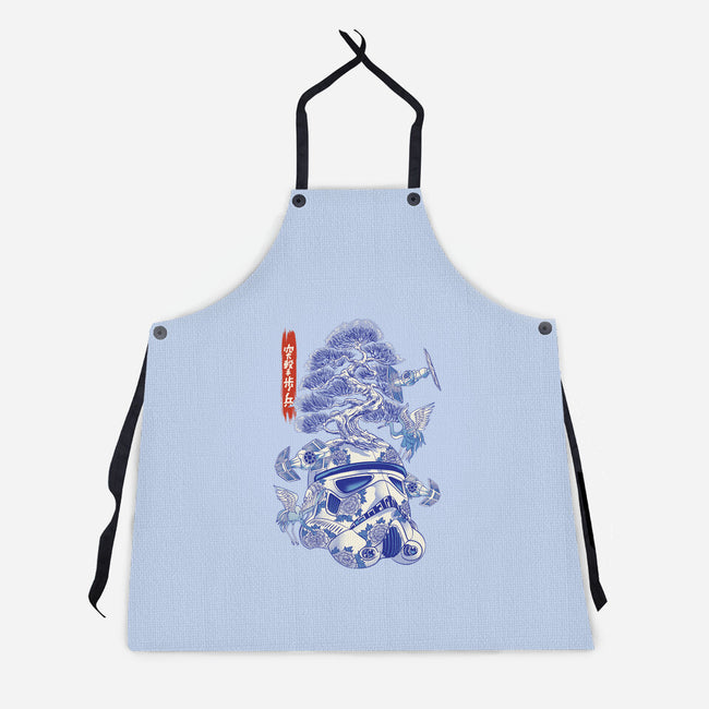 Porcelain Trooper-Unisex-Kitchen-Apron-gaci