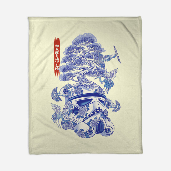 Porcelain Trooper-None-Fleece-Blanket-gaci