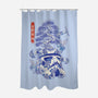 Porcelain Trooper-None-Polyester-Shower Curtain-gaci