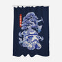 Porcelain Trooper-None-Polyester-Shower Curtain-gaci