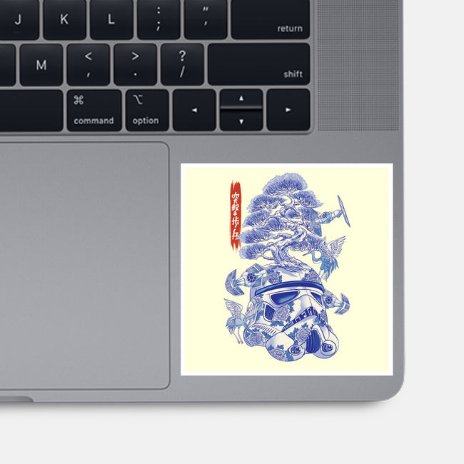 Porcelain Trooper-None-Glossy-Sticker-gaci