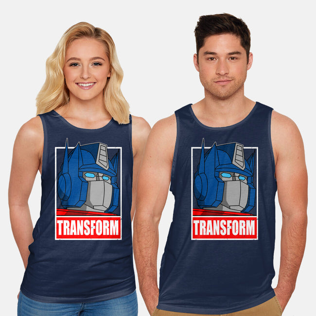 Obey And Transform-Unisex-Basic-Tank-Boggs Nicolas