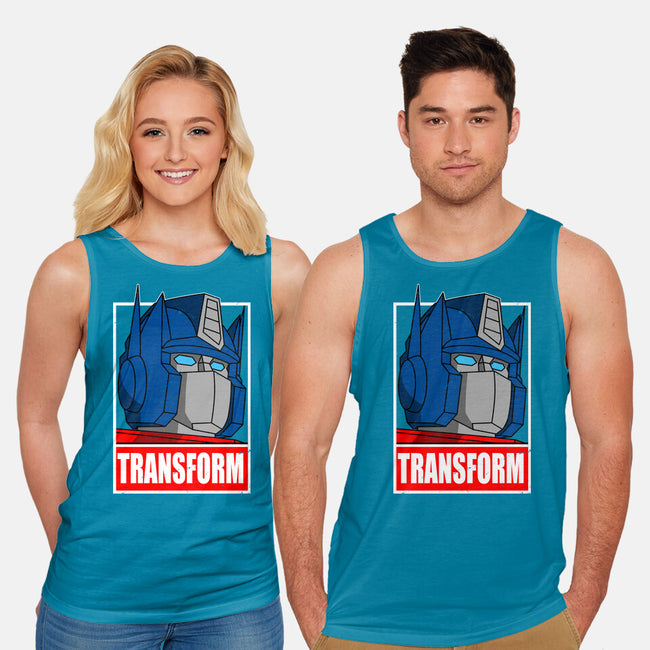 Obey And Transform-Unisex-Basic-Tank-Boggs Nicolas