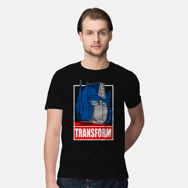 Obey And Transform-Mens-Premium-Tee-Boggs Nicolas