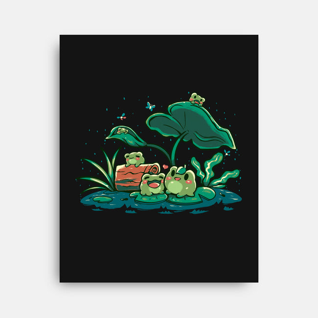 Froggy Friends-None-Stretched-Canvas-TechraNova