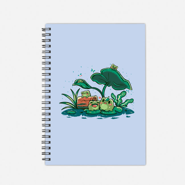 Froggy Friends-None-Dot Grid-Notebook-TechraNova