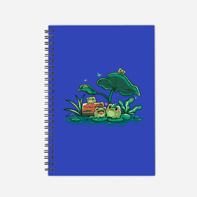 Froggy Friends-None-Dot Grid-Notebook-TechraNova